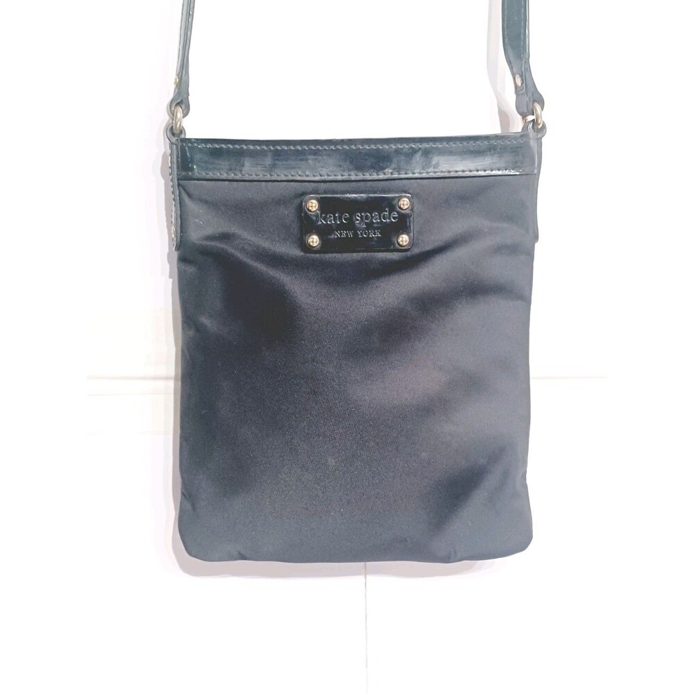 Kate Spade Small Black Nylon Crossbody Bag  Adjustable Strap